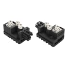 WAGO ELETTRONICA - Modulo connessione secondaria.per cavo piatto.5 x 2,5 mm² + 2 x 1,5 mm².nero
