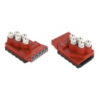 WAGO ELETTRONICA - Alimentatore.5 x 2,5 mm² + 2 x 1,5 mm².5 poli.rosso 772-267