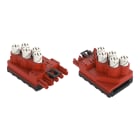 WAGO ELETTRONICA - Modulo connessione secondaria.per cavo piatto.5 x 2,5 mm² + 2 x 1,5 mm².rosso