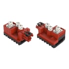 WAGO ELETTRONICA - Modulo connessione secondaria.per cavo piatto.5 x 2,5 mm² + 2 x 1,5 mm².rosso
