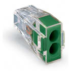 WAGO ELETTRONICA - Connettori per scatole di derivazione PUSH WIRE®.per conduttori rigidi e semi-rigidi.max. 2,5 mm².multicolore