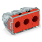 WAGO ELETTRONICA - Connettori per scatole di derivazione PUSH WIRE®.per conduttori rigidi e semi-rigidi.max. 6 mm².multicolore