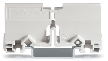 WAGO ELETTRONICA - Supporto di montaggio.per applicazioni Ex.Serie 773 - 2,5 mm² / 6 mm².grigio chiaro