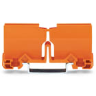 WAGO ELETTRONICA - Supporto di montaggio.Serie 773 - 2,5 mm² / 4 mm² / 6 mm².per montaggio su guida DIN-35/montaggio a vite.arancione