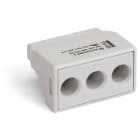 WAGO ELETTRONICA - Connettori per scatole di derivazione PUSH WIRE®.per conduttori rigidi e semi-rigidi.per applicazioni Ex.grigio chiaro