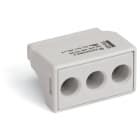 WAGO ELETTRONICA - Connettori per scatole di derivazione PUSH WIRE®.per conduttori rigidi e semi-rigidi.per applicazioni Ex.grigio chiaro