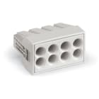 WAGO ELETTRONICA - Connettori per scatole di derivazione PUSH WIRE®.per conduttori rigidi e semi-rigidi.per applicazioni Ex.grigio chiaro