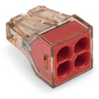 WAGO ELETTRONICA - Connettori per scatole di derivazione PUSH WIRE®.per conduttori rigidi.max. 4 mm².multicolore