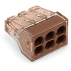 WAGO ELETTRONICA - Connettori per scatole di derivazione PUSH WIRE®.per conduttori rigidi.max. 4 mm².multicolore