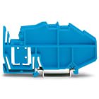 WAGO ELETTRONICA - Supporto barra collettrice.con funzione di blocchetto terminale e piastra di separazione staccabile.per guida DIN 35.blu