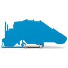 WAGO ELETTRONICA - Supporto barra collettrice.non adatto per l'uso come blocchetto terminale.per guida DIN 35.blu