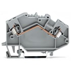 WAGO ELETTRONICA - Morsetto passante per 2 conduttori.2,5 mm².marcatura centrale.grigio