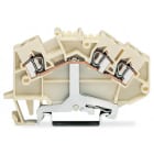 WAGO ELETTRONICA - Morsetto per cavi schermati per 3 conduttori.2,5 mm².marcatura centrale.bianco