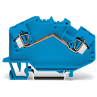 WAGO ELETTRONICA - Morsetto passante per 2 conduttori.4 mm².adatto per applicazioni Ex-i.blu
