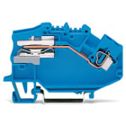 WAGO ELETTRONICA - Morsetto sezionatore del neutro per 1 conduttore.4 mm².CAGE CLAMP®.blu