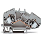 WAGO ELETTRONICA - Morsetto passante per 2 conduttori.16 mm².marcatura centrale.grigio