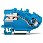 WAGO ELETTRONICA - Morsetto sezionatore del neutro per 1 conduttore.10 mm².CAGE CLAMP®.blu