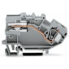 WAGO ELETTRONICA - Morsetto di sezionamento della distribuzione di potenza per 1 conduttore.10 mm².CAGE CLAMP®.grigio