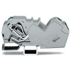 WAGO ELETTRONICA - Morsetto passante per 2 conduttori.35 mm².con piastra terminale integrata.grigio