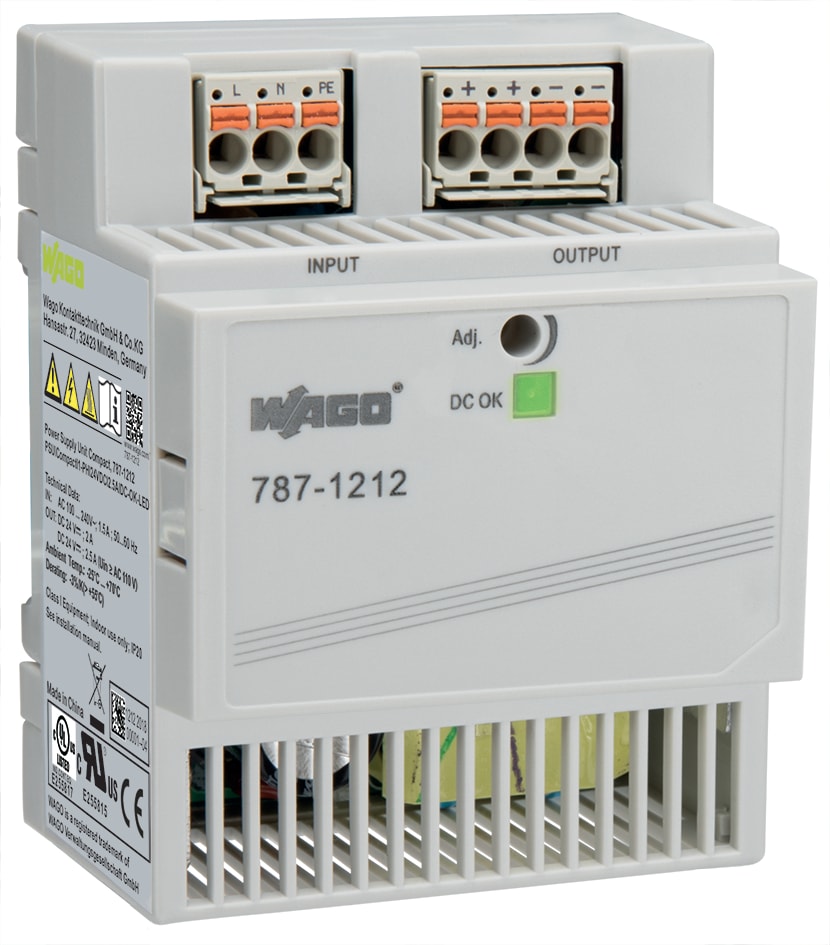 WAGO ELETTRONICA - Alimentatore switching.Compact.1 fase