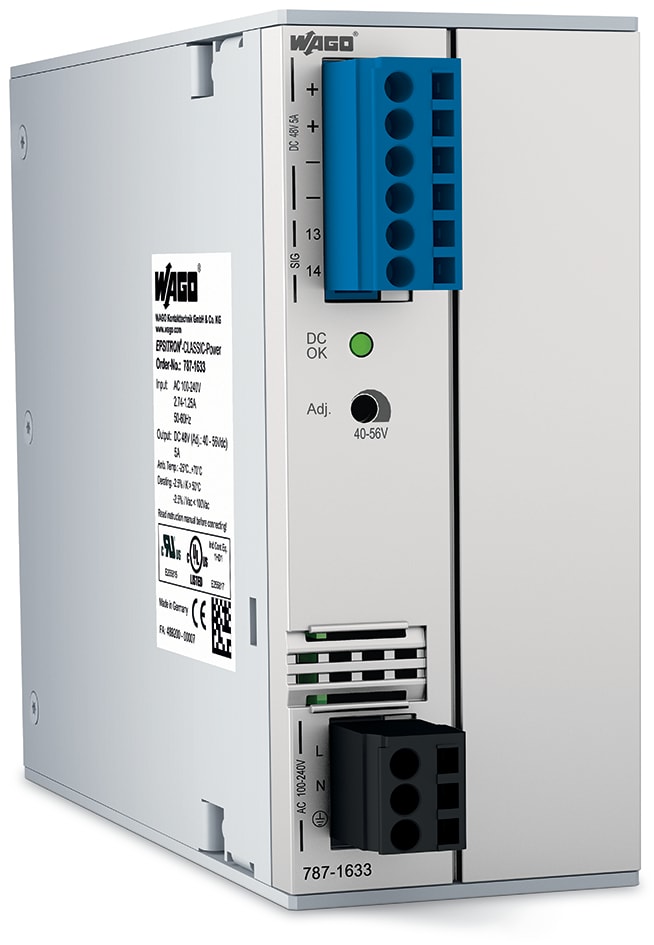 WAGO ELETTRONICA - Alimentatore switching.Classic.1 fase 787-1633