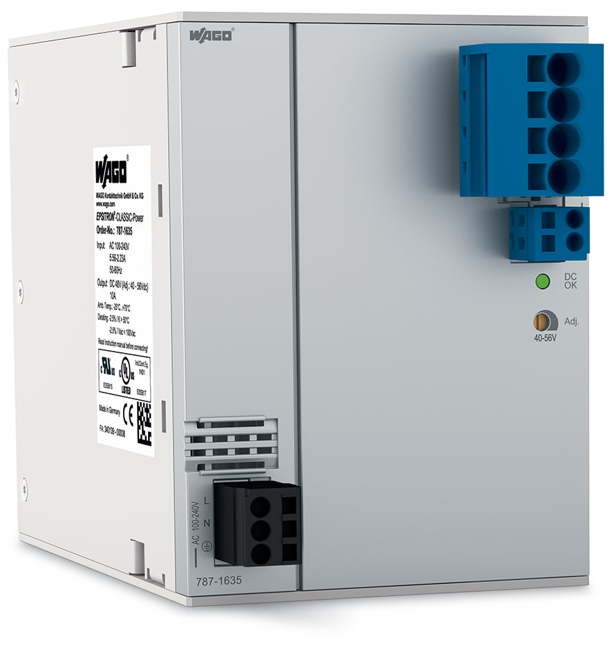 WAGO ELETTRONICA - Alimentatore switching.Classic.1 fase 787-1635