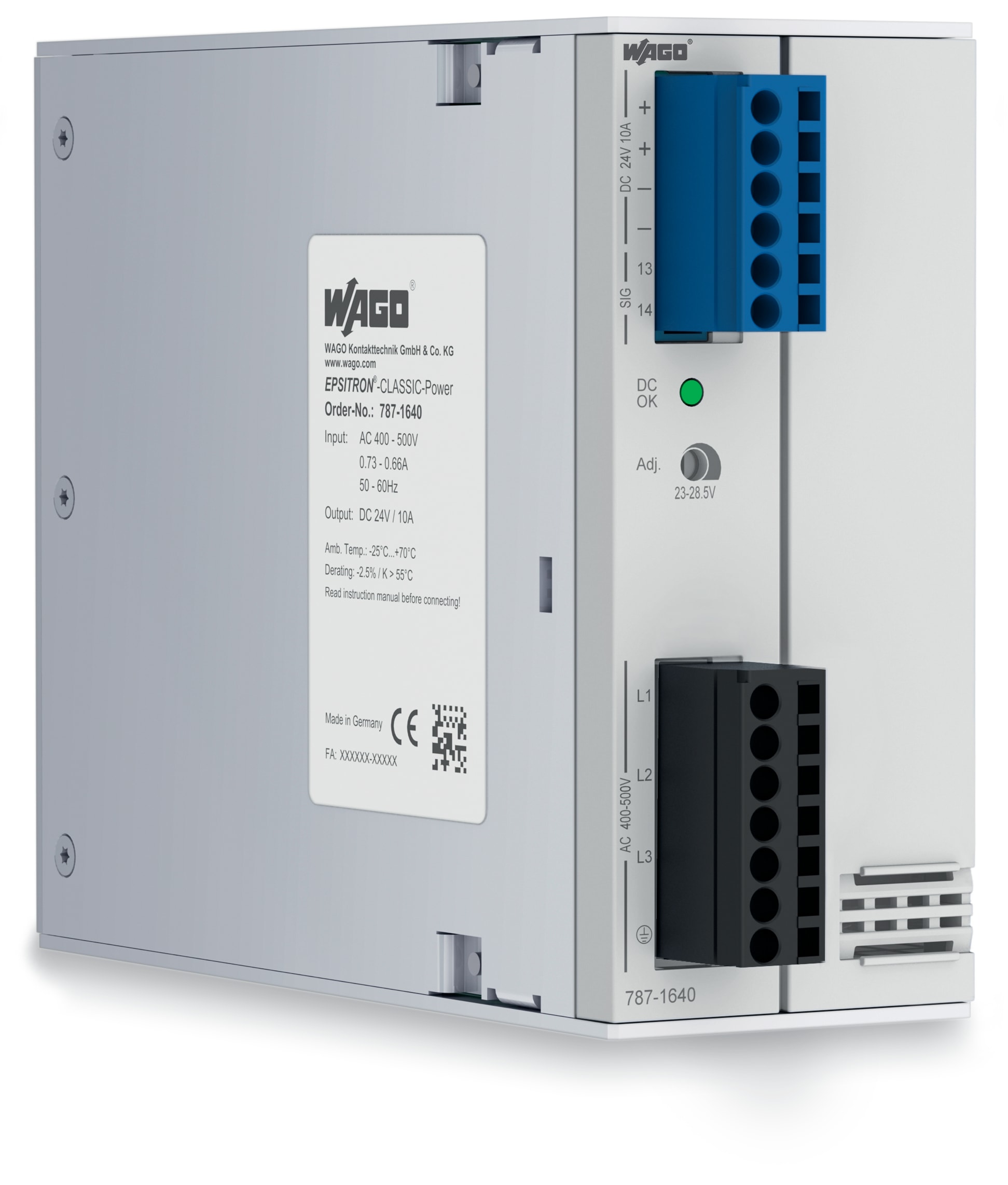 WAGO ELETTRONICA - Alimentatore switching.Classic.3 fase