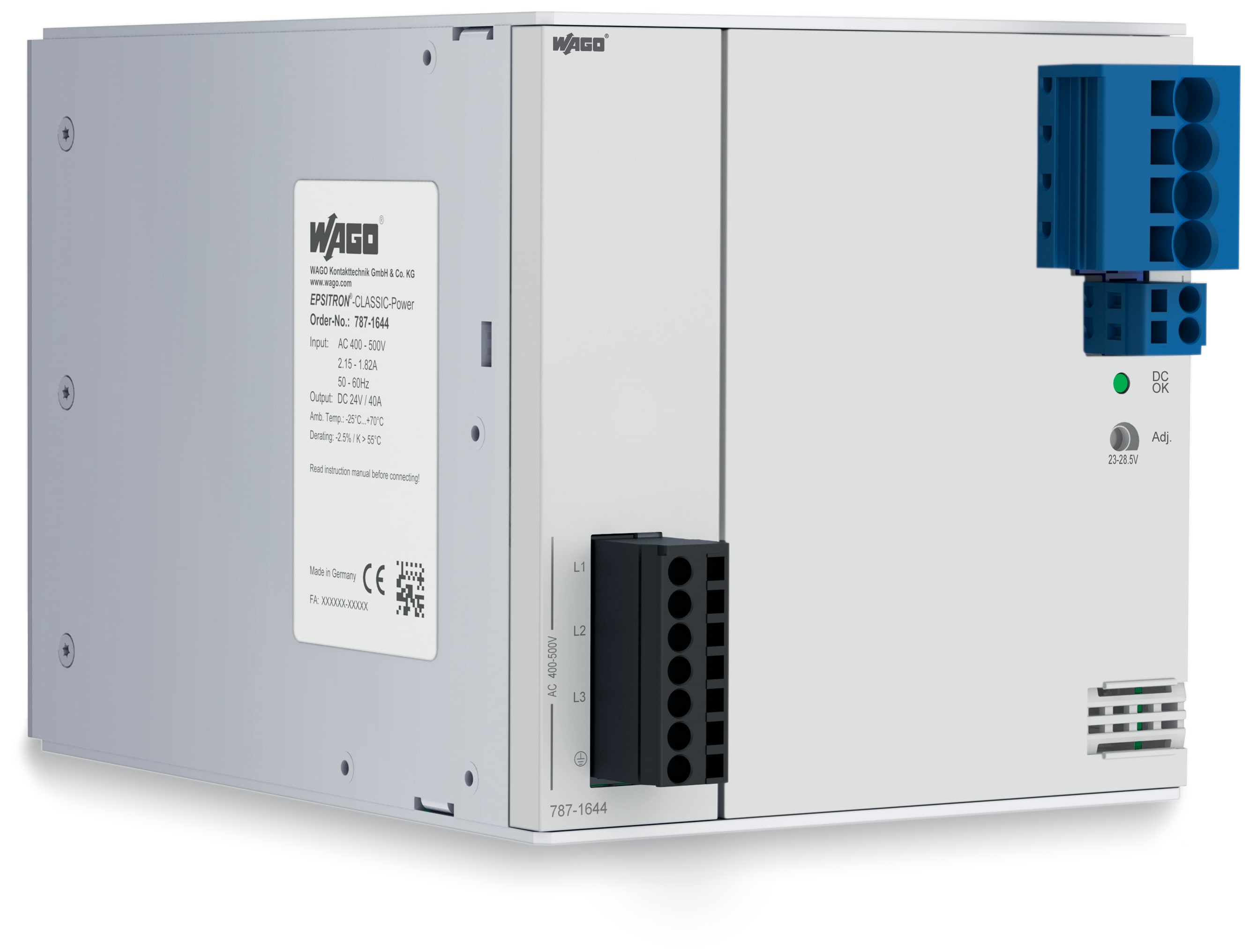WAGO ELETTRONICA - Alimentatore switching.Classic.3 fase