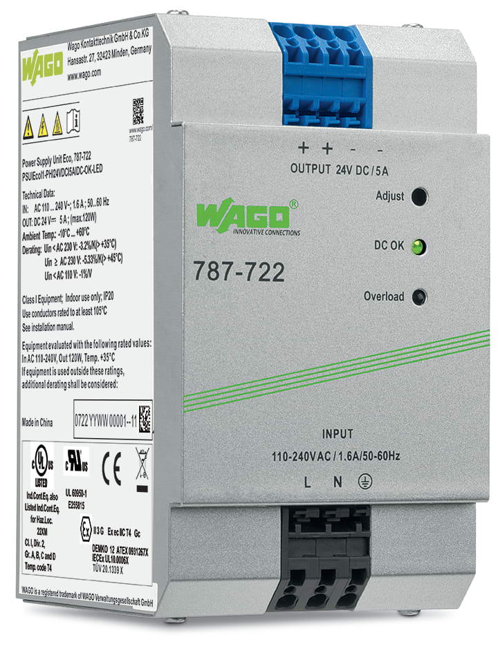 WAGO ELETTRONICA - Alimentatore.Eco.1 fase