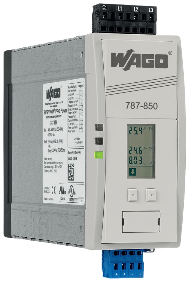 WAGO ELETTRONICA - Alimentatore switching.Pro.3 fase 787-850
