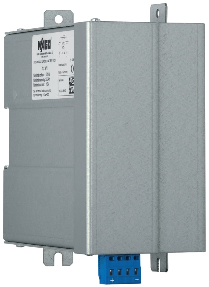 WAGO ELETTRONICA - Modulo batteria piombo-acido AGM.Tensione di ingresso 24 V DC.Corrente d'uscita 20 A