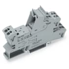 WAGO ELETTRONICA - Zoccolo per relè.1 contatto in scambio.per relè di base di 15 mm.grigio