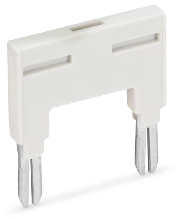 WAGO ELETTRONICA - Ponticello.per slot per ponticello.2 poli.grigio chiaro