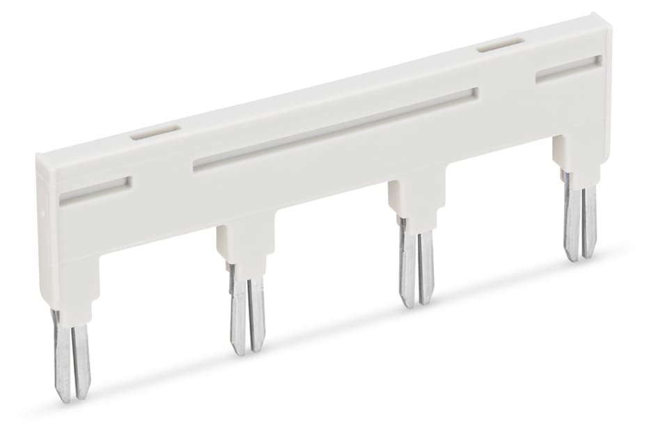 WAGO ELETTRONICA - Ponticello.per slot per ponticello.4 poli.grigio chiaro