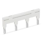 WAGO ELETTRONICA - Ponticello.per slot per ponticello.4 poli.grigio chiaro