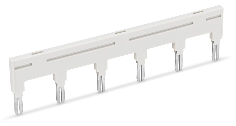 WAGO ELETTRONICA - Ponticello.per slot per ponticello.6 poli.grigio chiaro