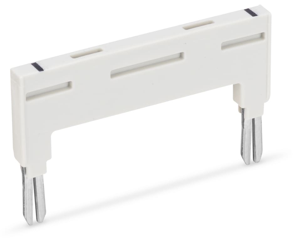 WAGO ELETTRONICA - Ponticello.per slot per ponticello.2 poli.grigio chiaro