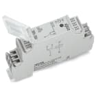 WAGO ELETTRONICA - Modulo relè.Tensione nominale di ingresso: 24 V DC.1 contatto in scambio.grigio