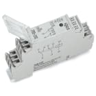 WAGO ELETTRONICA - Modulo relè.Tensione nominale di ingresso: 24 V DC.2 contatti in scambio.grigio