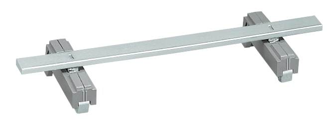 WAGO ELETTRONICA - Supporto con 2 piedi di messa a terra.parallelo alla guida di supporto.lunghezza 125 mm.grigio
