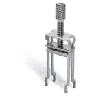 WAGO ELETTRONICA - Morsetto per cavi schermati.larghezza 19 mm.diametro del conduttore compatibile.argento-colorato 790-116