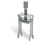 WAGO ELETTRONICA - Morsetto per cavi schermati.larghezza 27 mm.diametro del conduttore compatibile.argento-colorato