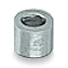 WAGO ELETTRONICA - Boccola distanziatrice.per guida di supporto.adatto per viti di dimensione M5.argento-colorato 790-144