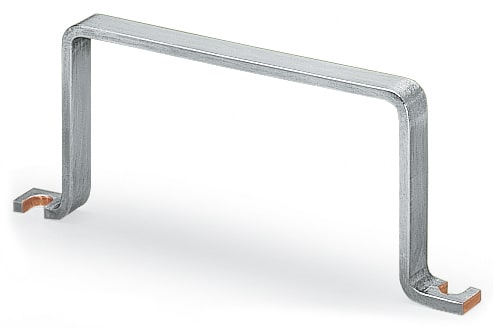 WAGO ELETTRONICA - Barra collettrice a "U".Cu 10 mm x 3 mm.per 8 I/O.argento-colorato 790-191
