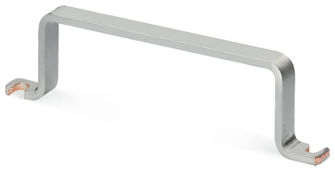 WAGO ELETTRONICA - Barra collettrice a "U".Cu 10 mm x 3 mm.per 8 I/O.argento-colorato 790-193