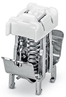 WAGO ELETTRONICA - Morsetto per cavi schermati.larghezza 12,4 mm.da 3 a 8 mm.argento-colorato 790-208