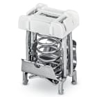 WAGO ELETTRONICA - Morsetto per cavi schermati.larghezza 21,8 mm.da 6 a 16 mm.argento-colorato 790-216