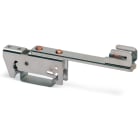 WAGO ELETTRONICA - Supporto barra collettrice.per barre collettrici in rame 10 mm x 3 mm.un solo lato, diritto.argento-colorato