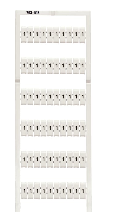 WAGO ELETTRONICA - Scheda di marcatura WMB.come scheda.MARCATO.bianco 793-518
