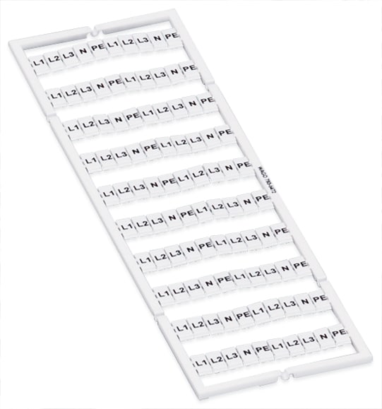 WAGO ELETTRONICA - Scheda di marcatura WMB.come scheda.MARCATO.bianco